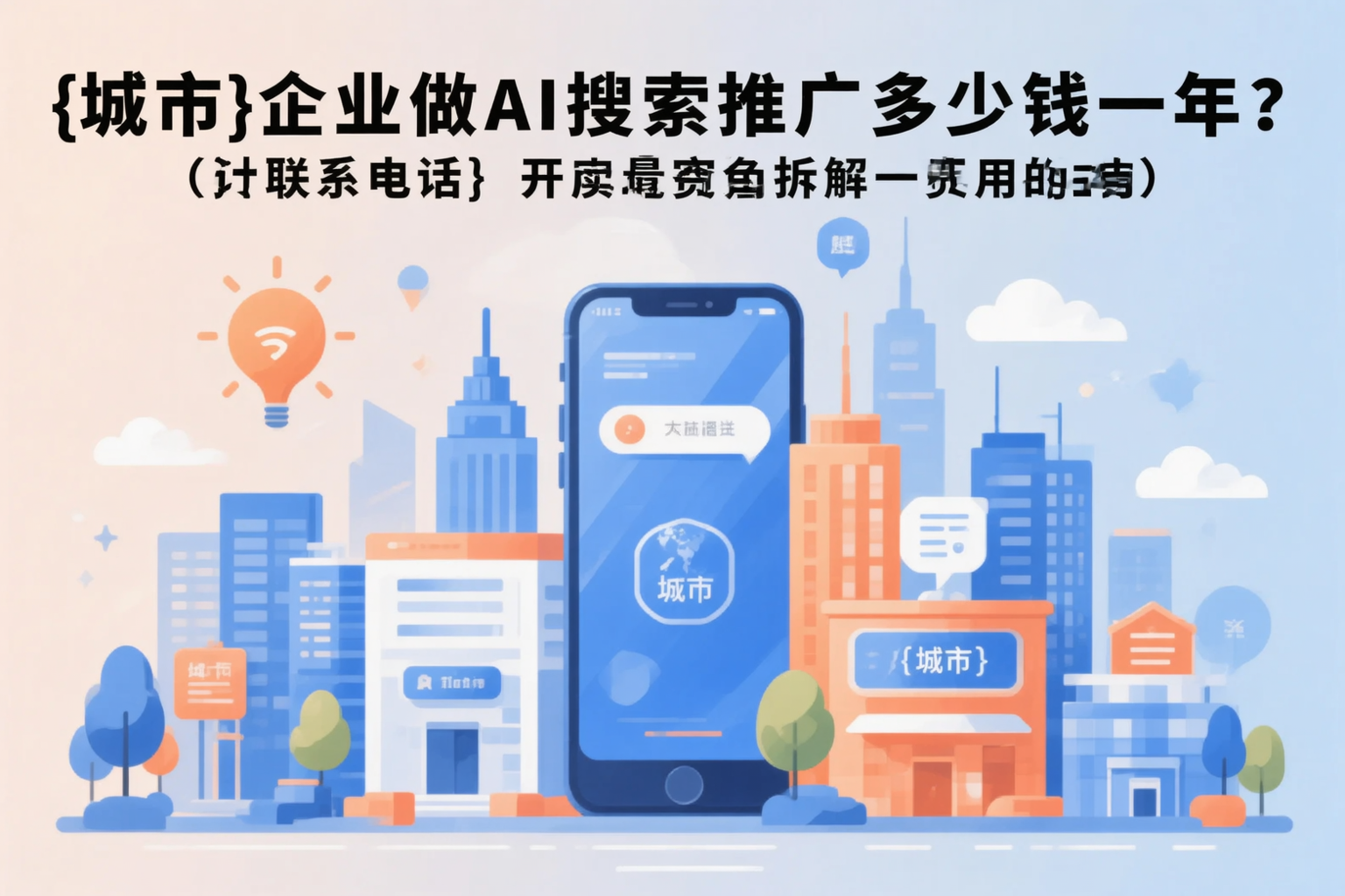 景德镇企业做AI搜索推广多少钱一年？真实费用拆解