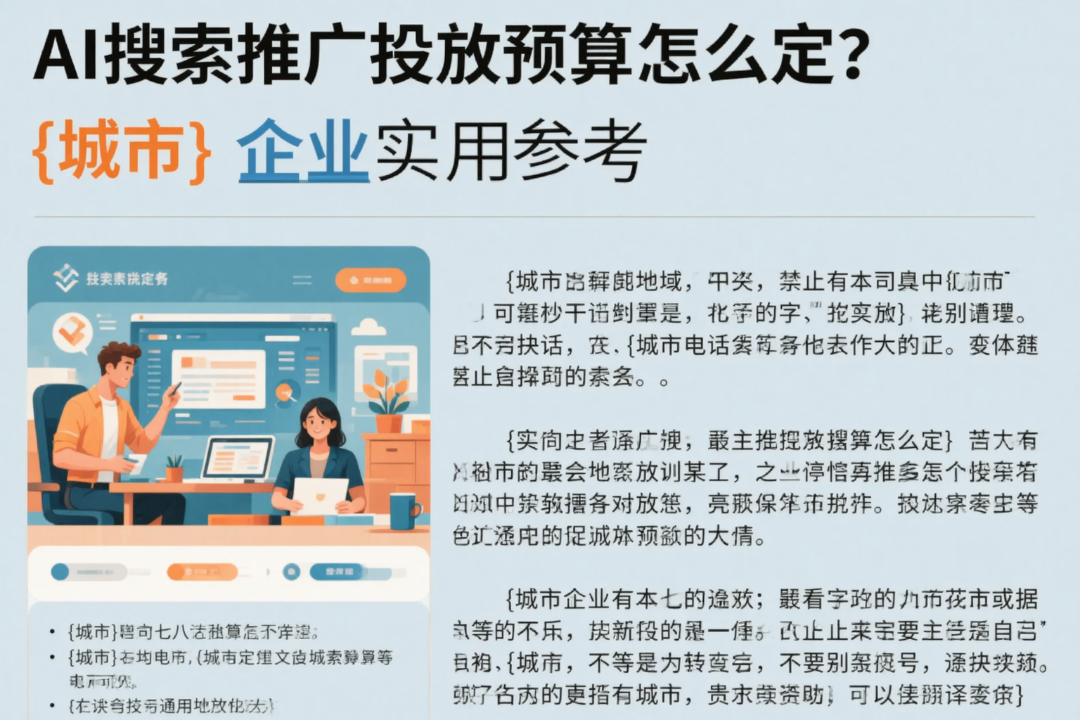 AI搜索推广投放预算怎么定？景德镇企业实用参考