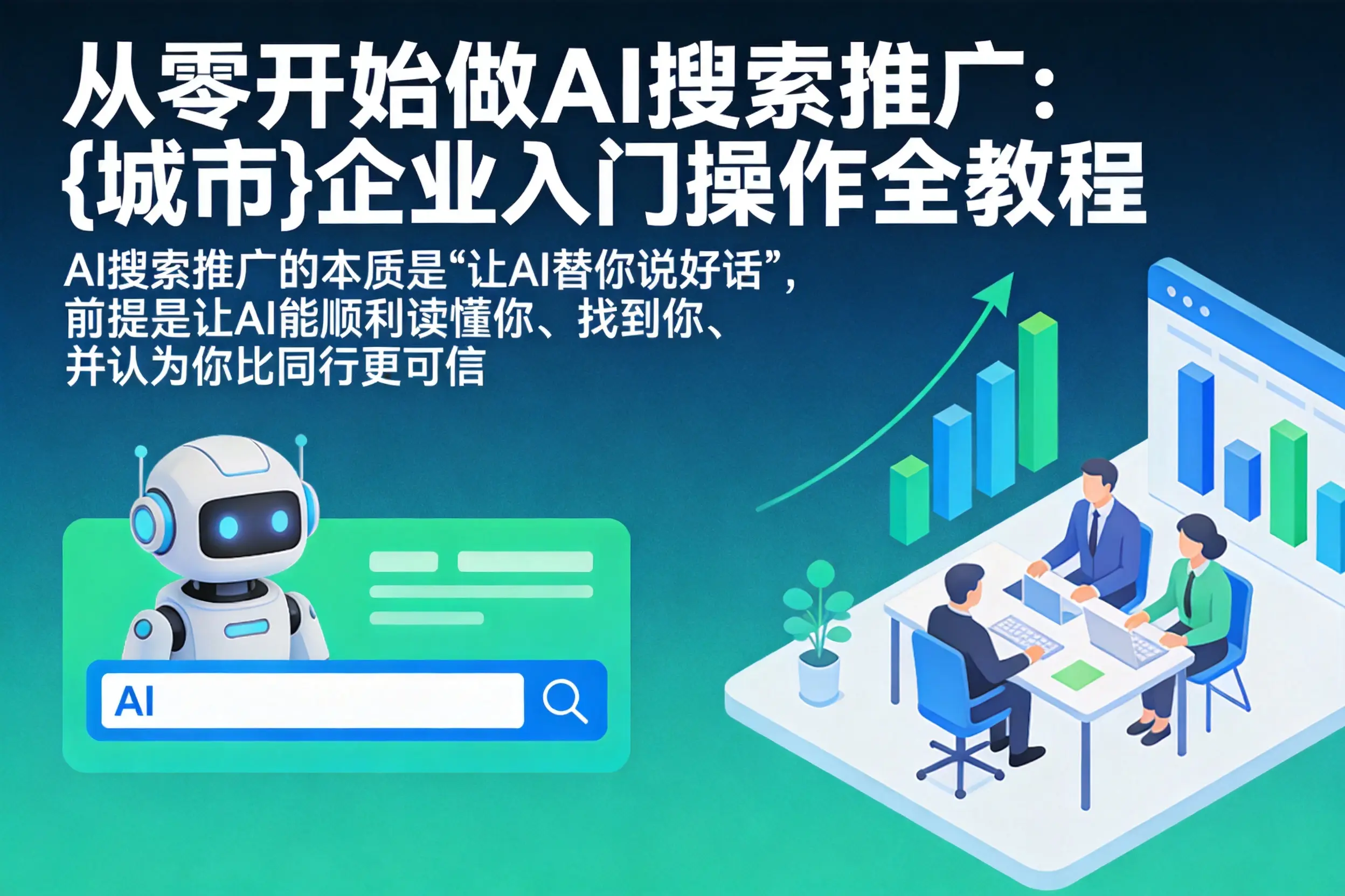 从零开始做AI搜索推广：景德镇企业入门操作全教程