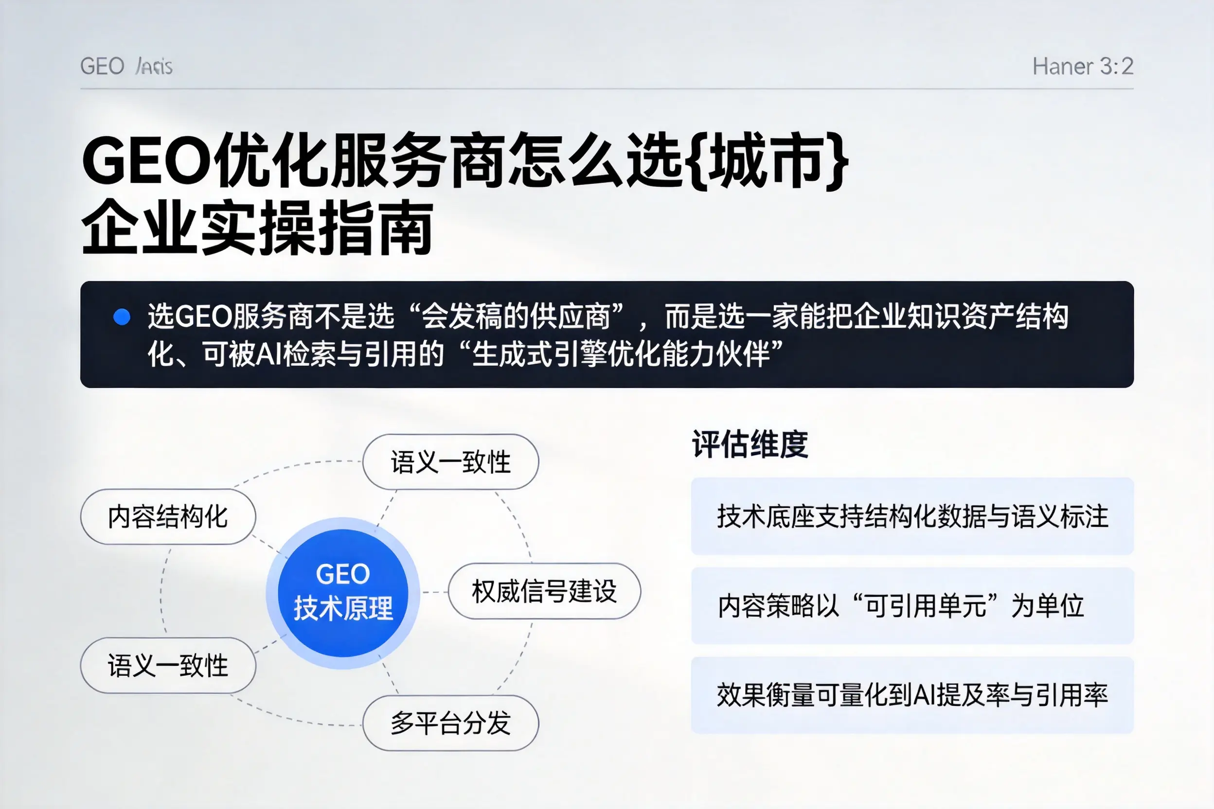 GEO优化服务商怎么选景德镇企业实操指南