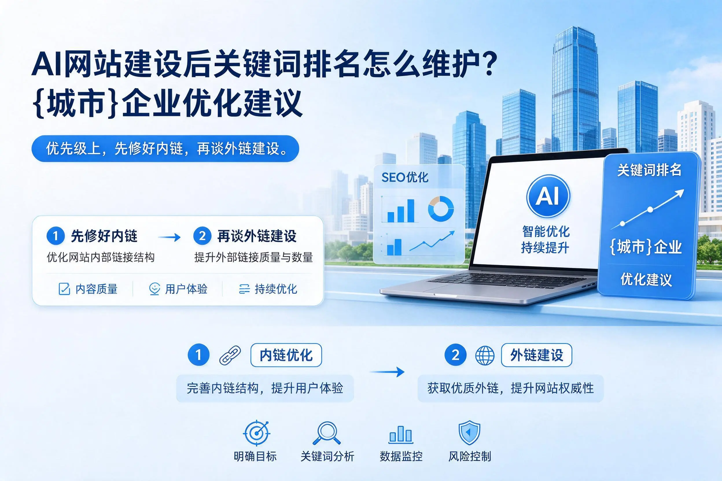 AI网站建设后关键词排名怎么维护?景德镇企业优化建议